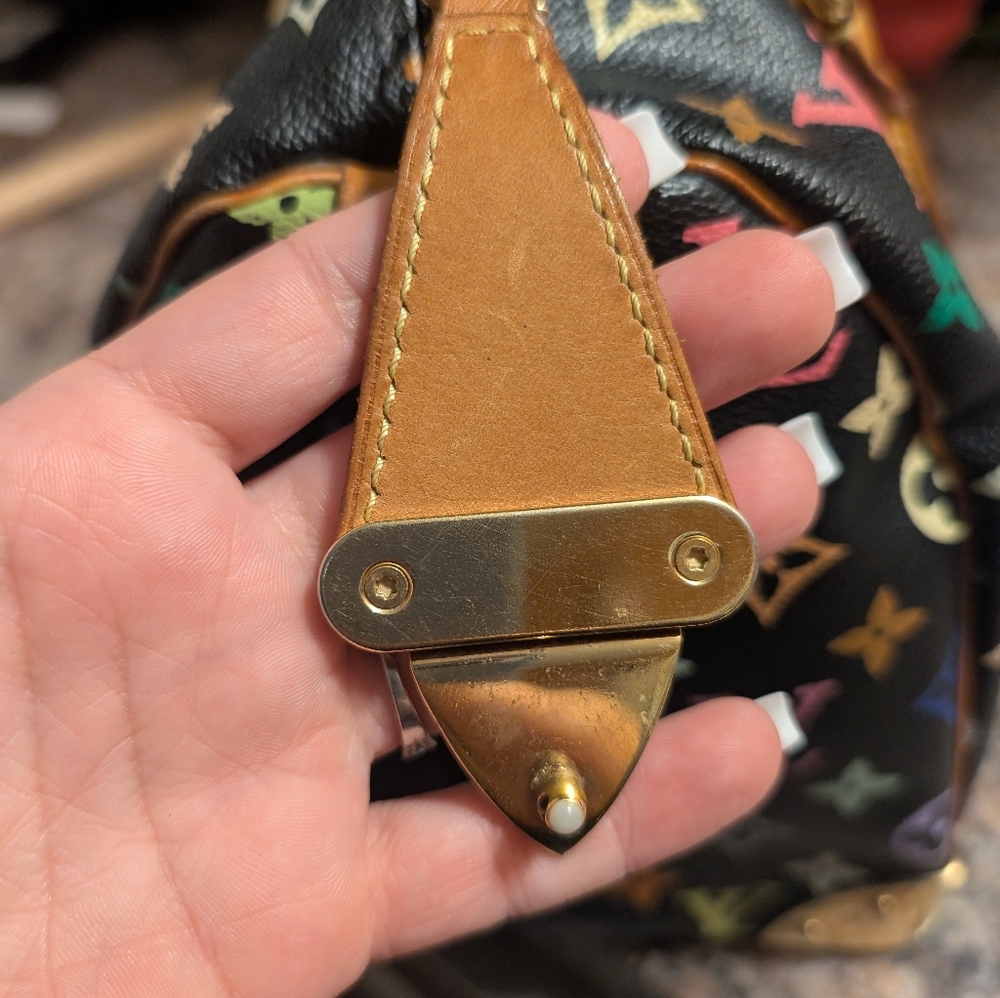 Louis Vuitton x Takashi Murakami Multicolore Speedy 30 (Noir) - Picture 5 of 8